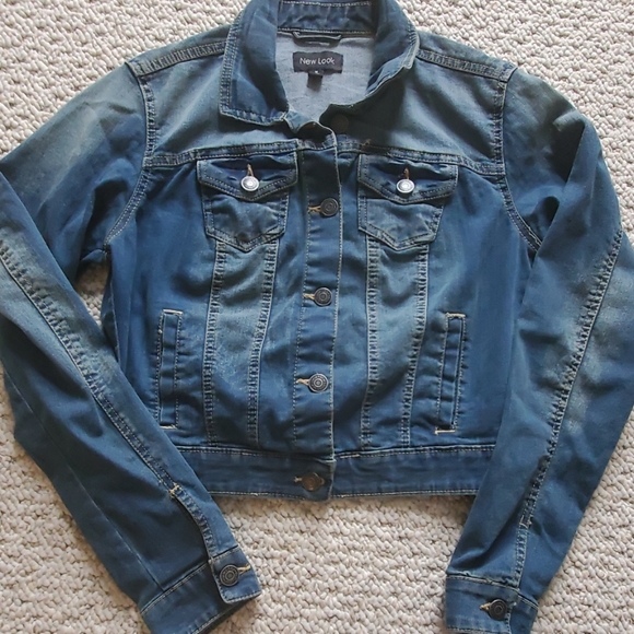 ๐ก 4/$20 NWOT New Look trucker jacket M - Picture 1 of 1